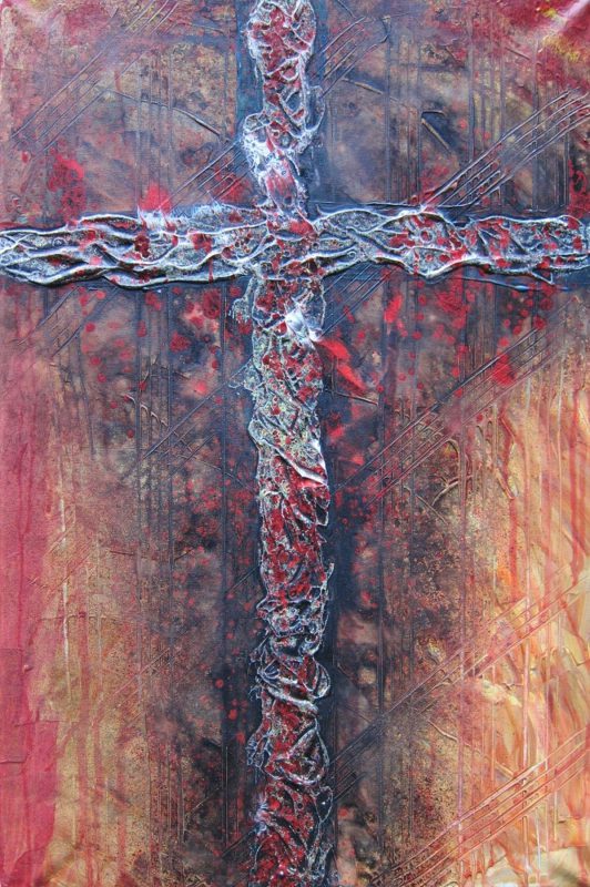 Cross on Canvas